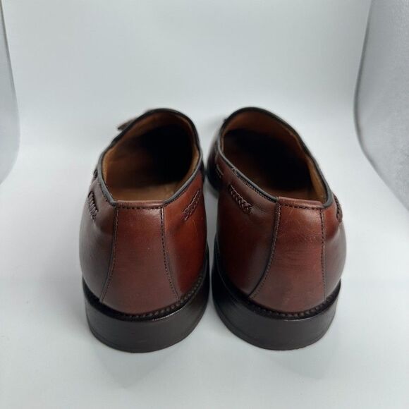 Allen Edmonds Dress Shoes Mens Size 10 A Brown Brookwood Loafers Leather Oxford main image 6